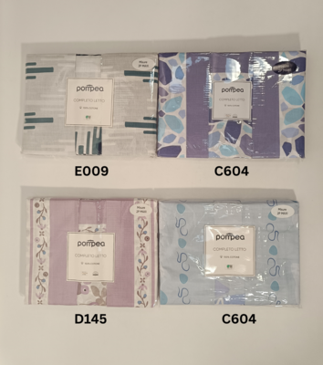 COMPLETO LETTO 2P POMPEA Ingrosso Lenzuola Tellini S.r.l.